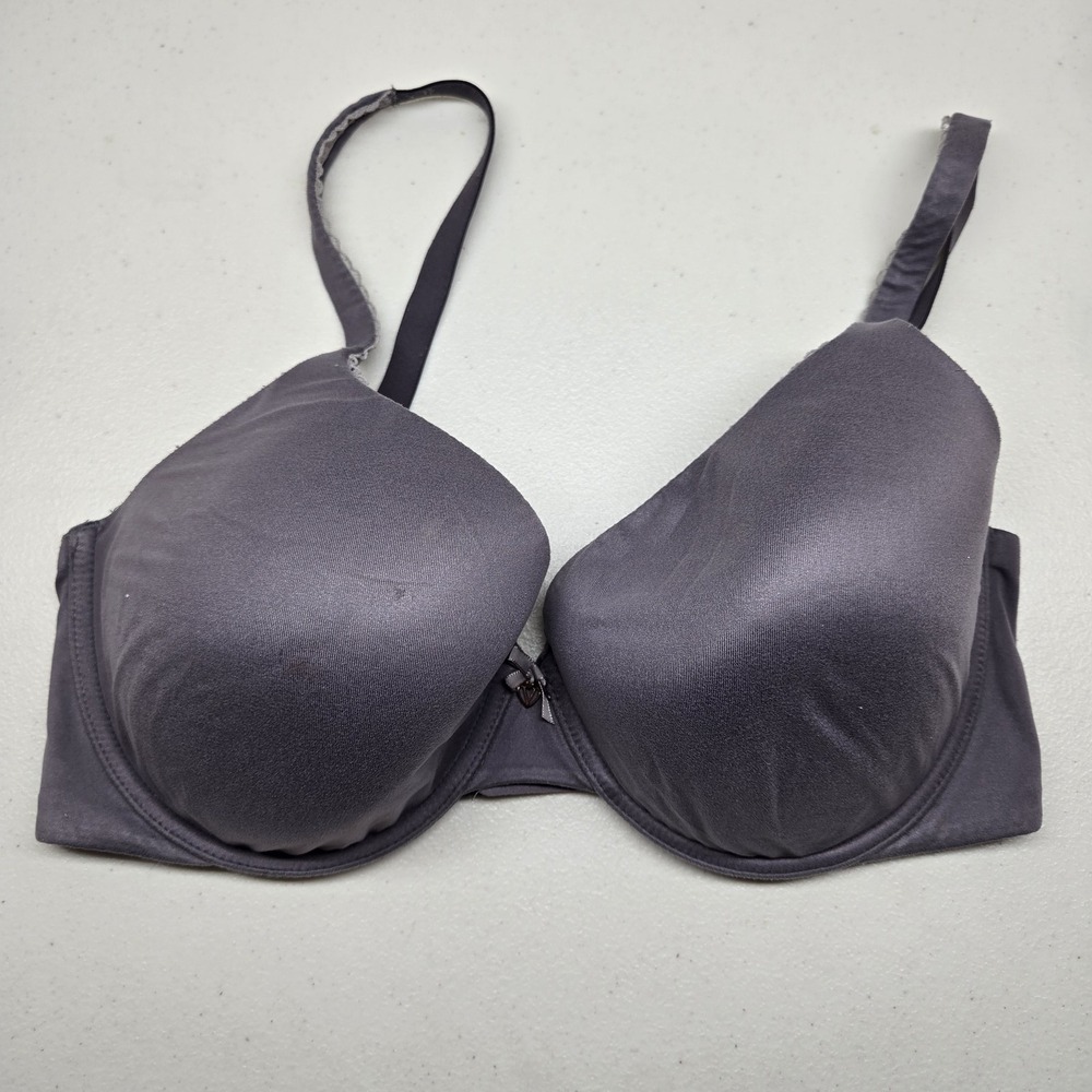 Victoria's Secret Women Bra 34DDD Gray T Shirt Underwired Convertible Strap